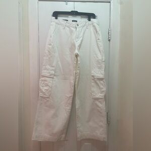 White Cargo Pants